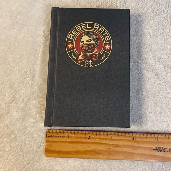 Rebel Arts Blank Hard Cover Notebook, Journal, Sketchbook. Shepard Fairey. Gray - Picture 5 of 7